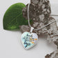 Luxury Heart pendant Necklace Smile it's the Key that fits the locks on everyone's Hearts.