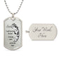 Luxury Tag Necklace  I wish I could turn back the Clock I'd find You sooner and love You longer