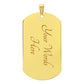 Luxury Tag Necklace  I wish I could turn back the Clock I'd find You sooner and love You longer
