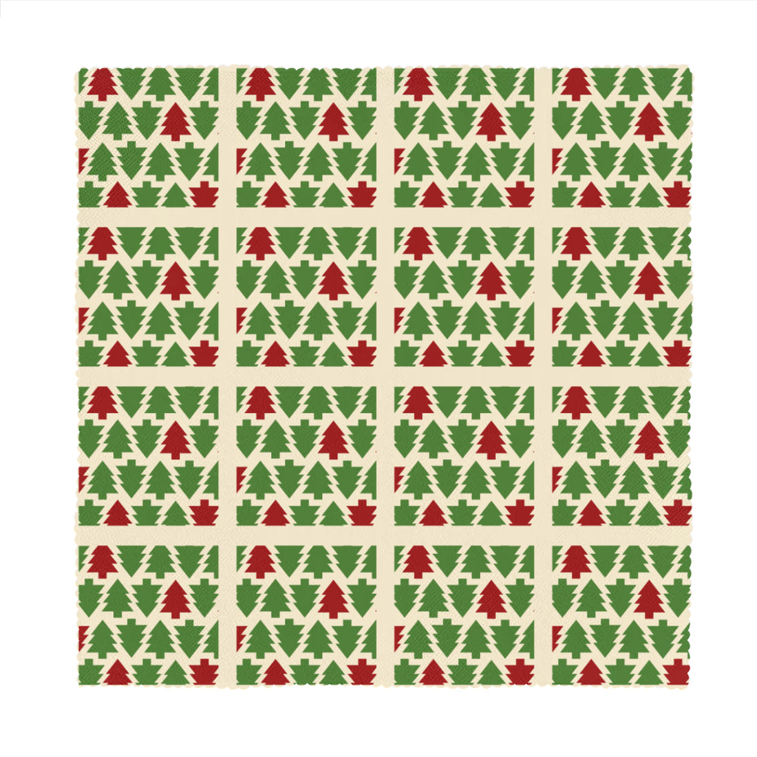 Napkin Fabric｜ Polyester - Cokies (3180 x 3180 px) (3) - White / 6PCS - ChristmasLoving.Shop