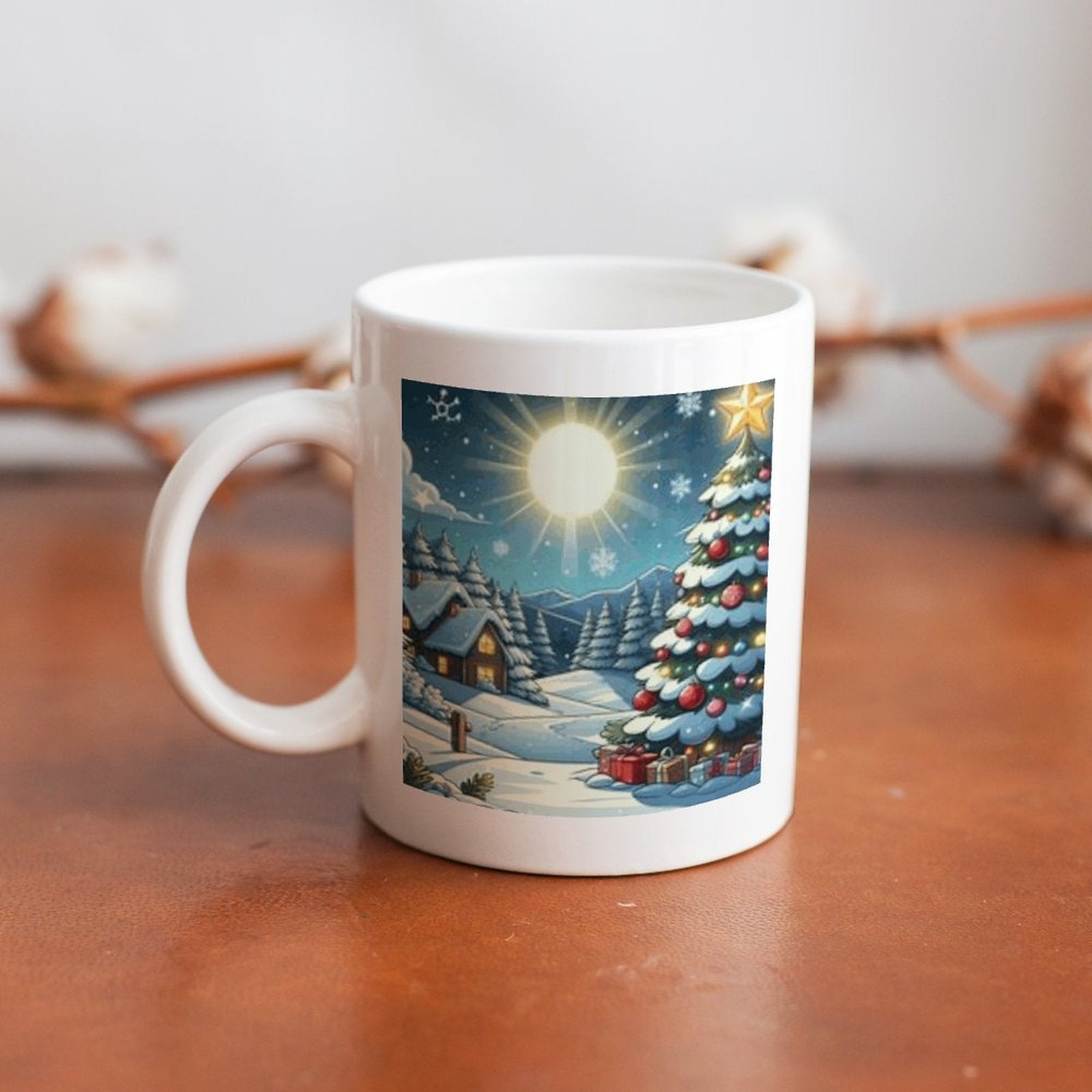 White Mug Printing (Partial Printing)