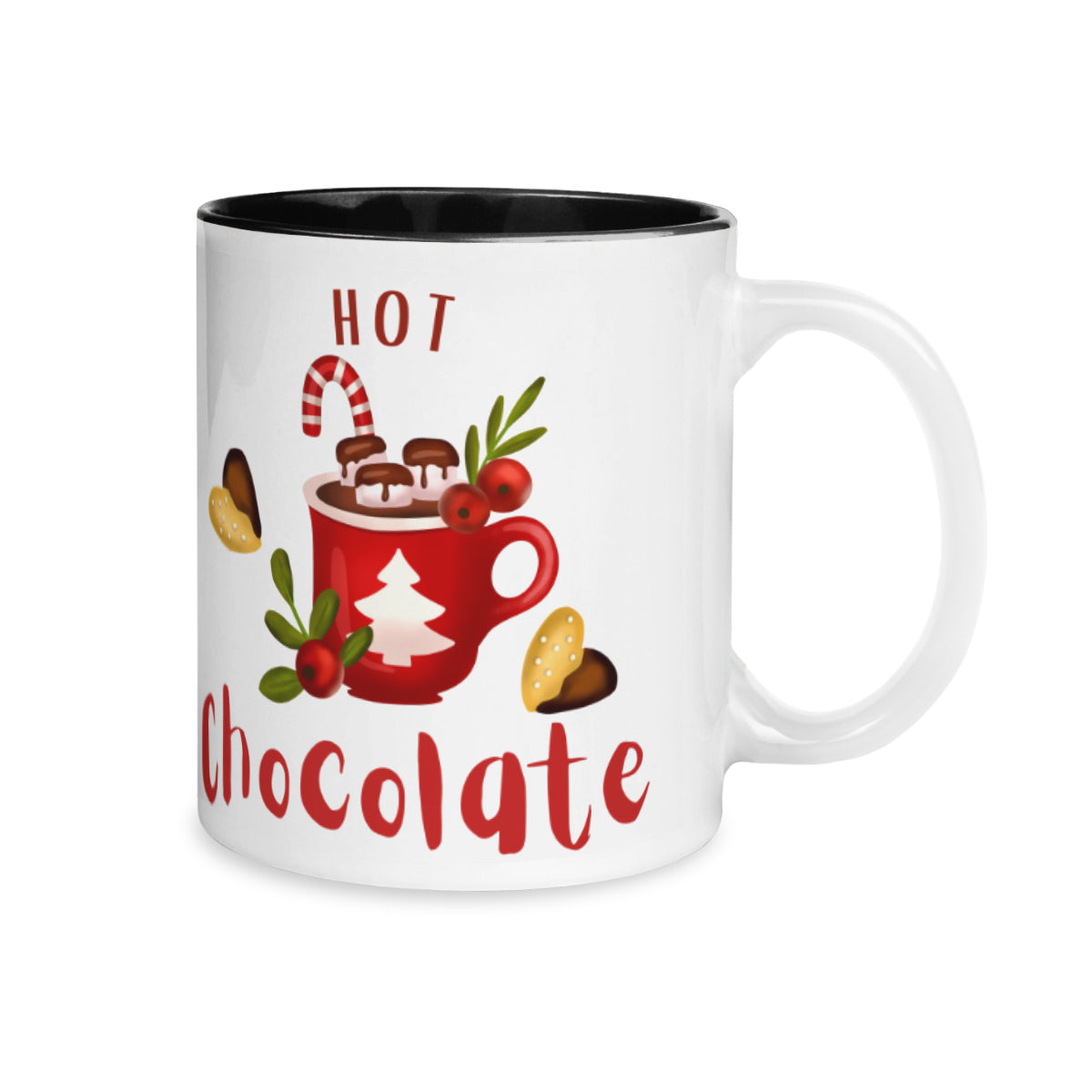 Personalized Internal Black Mug (325ml/11oz) | Ceramic - hot