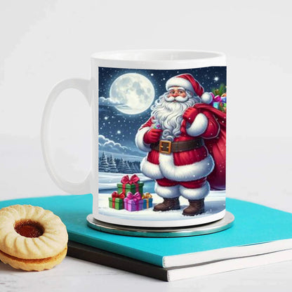 High Quality Scratch Resistant Mug (325ml/11oz) | Ceramic - Santa Claus 1