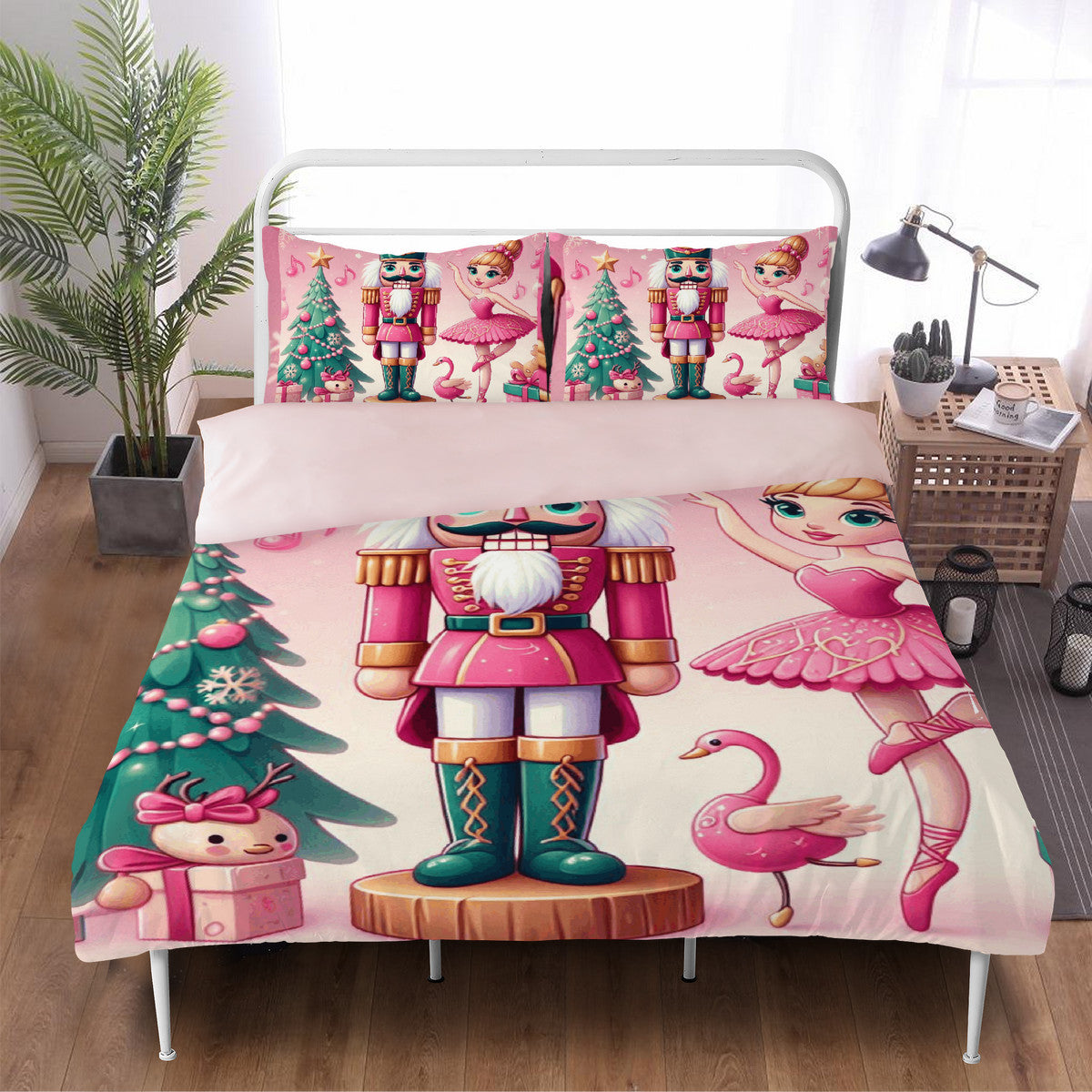 Christmas Nutcracker Pink Beddings