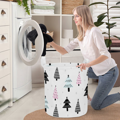 Round Laundry Basket Christmas trees