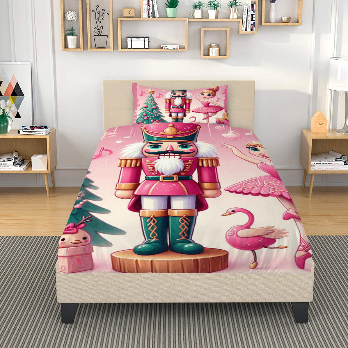 Christmas Nutcracker Pink Beddings