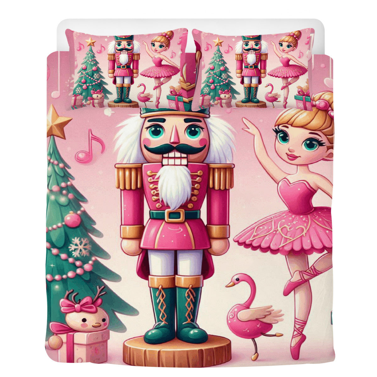 Christmas Nutcracker Pink Beddings